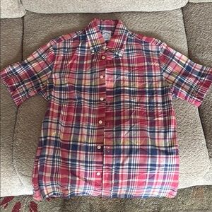 Brooks Brothers Red and Blue Casual Button Down Shirt